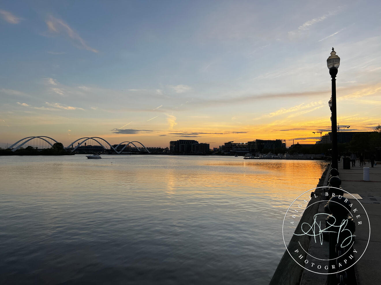 Sunset On The River