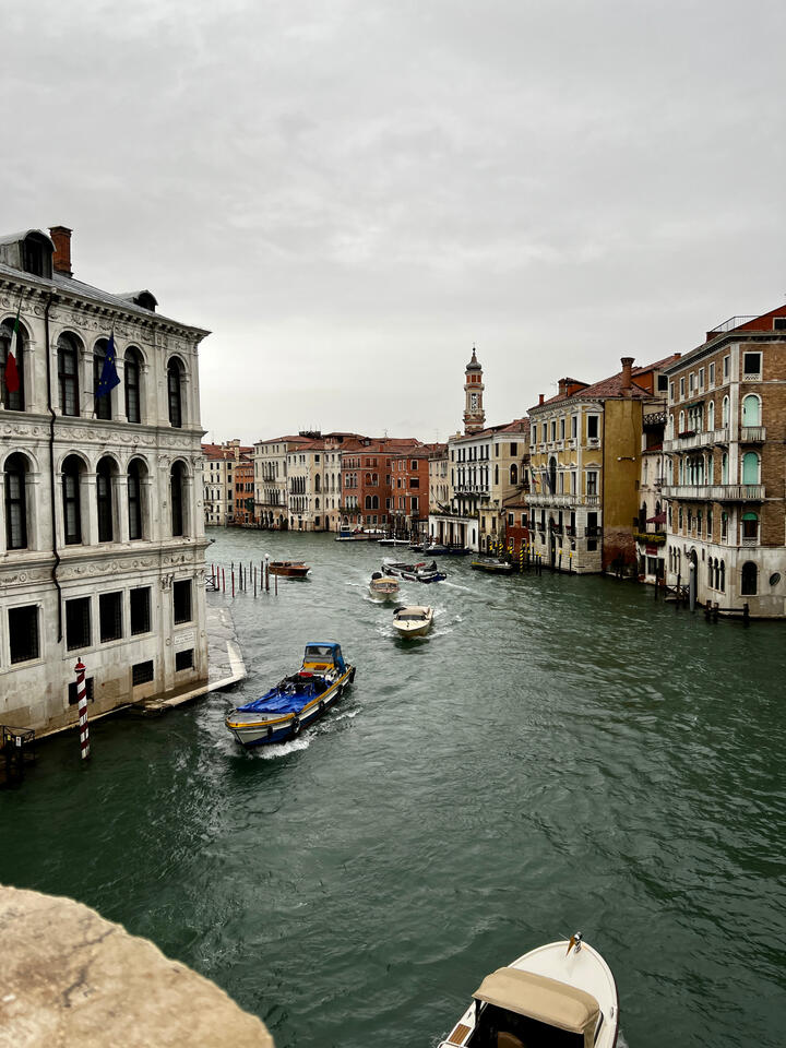 Boats On The Grand Canal