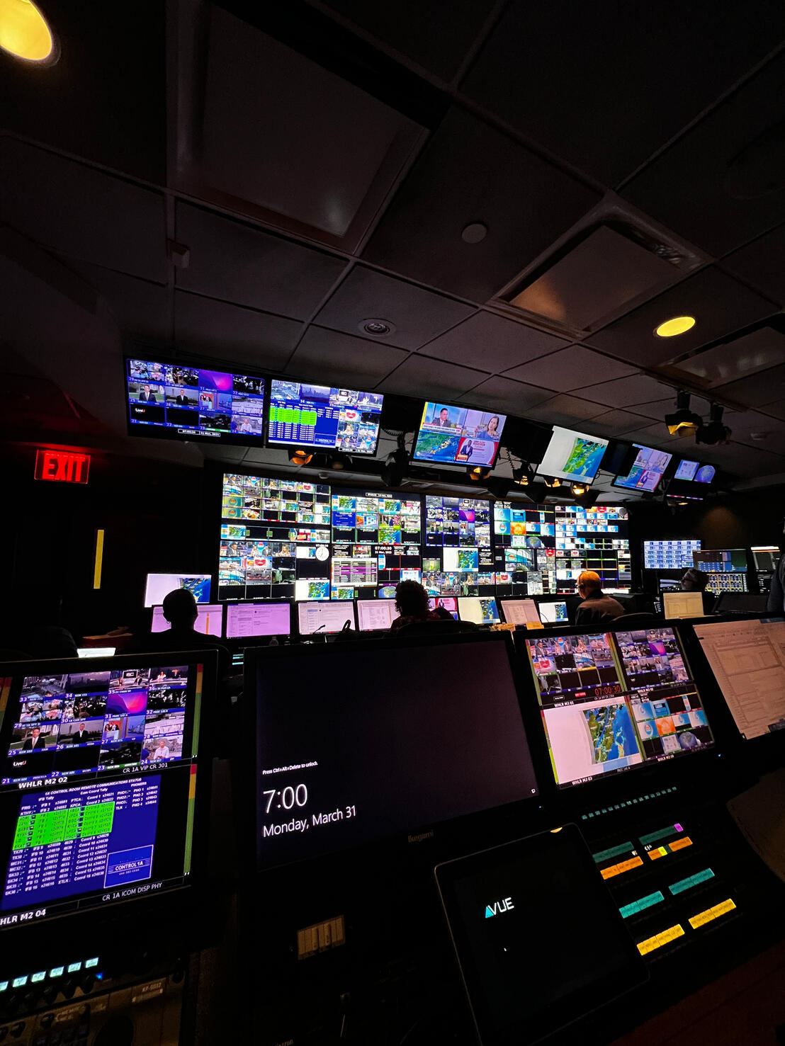 Control Room for The Today Show