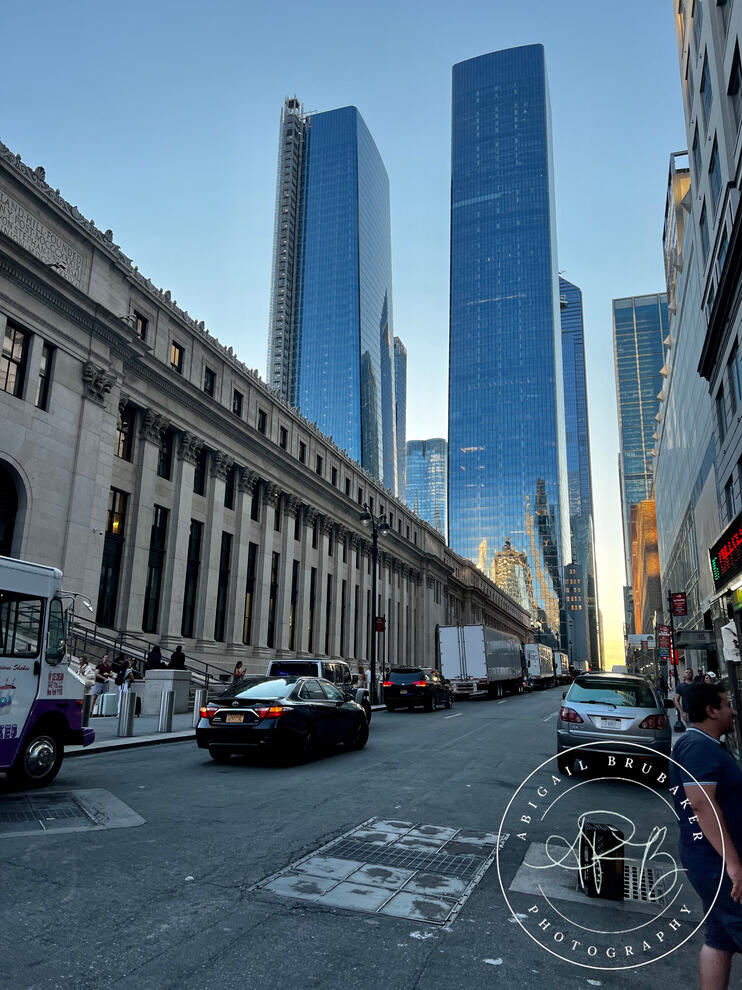 City Street At Dusk