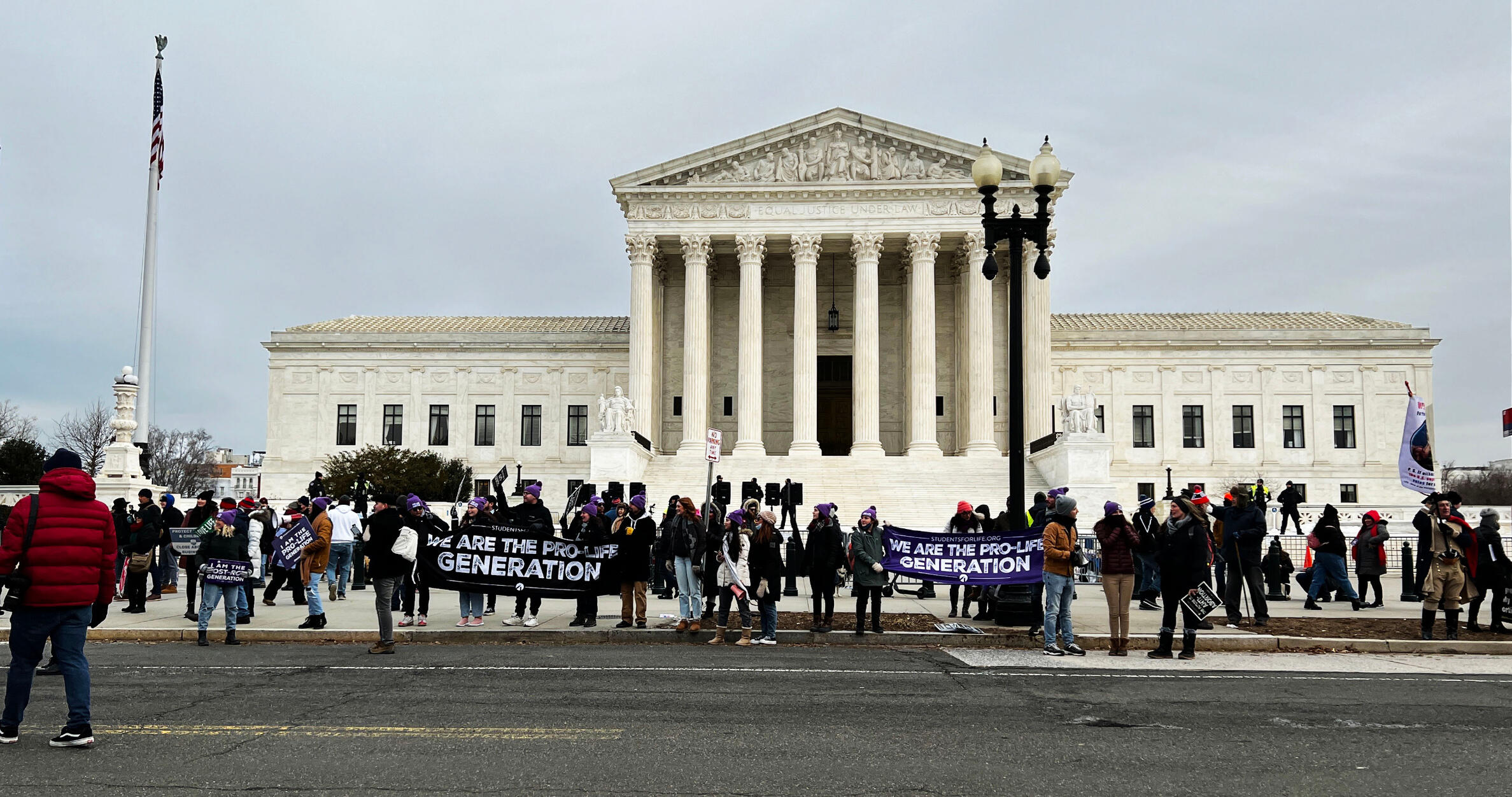 Protestors Outside Supreme Court