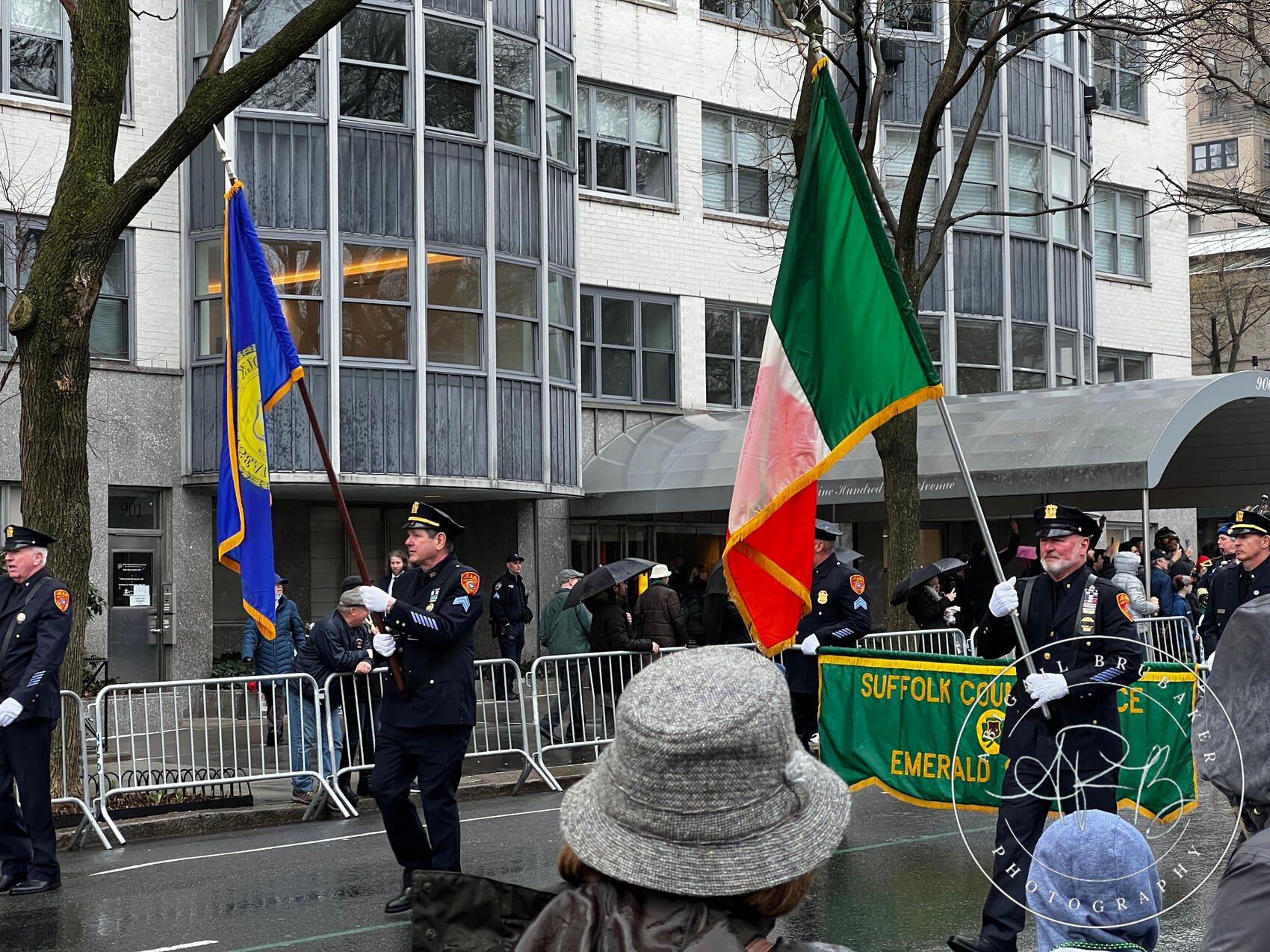Marchers Down Fifth Avenue